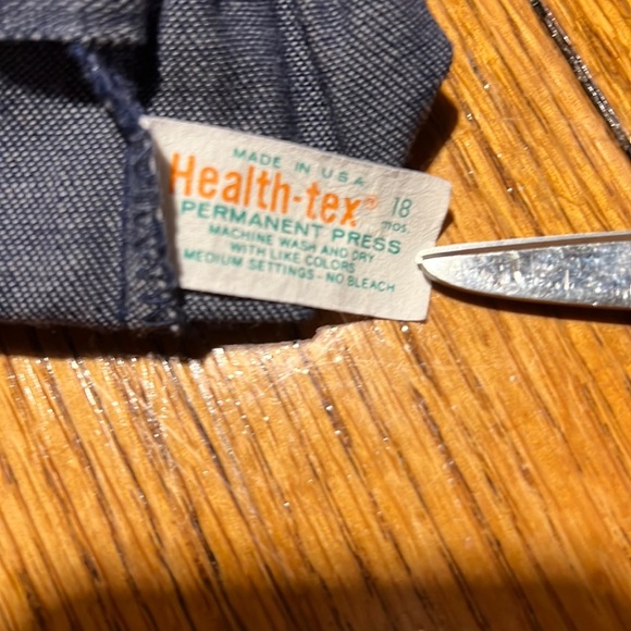 Vintage HealthTex denim jean bell bottoms - Size 18 mths - Picture 3 of 3